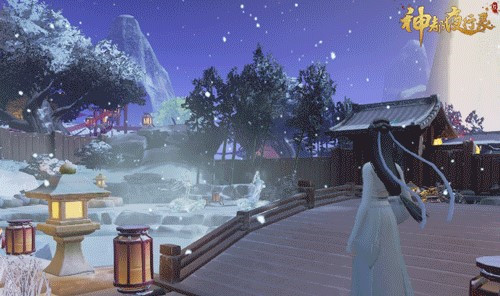 瑞雪冰雕,绝美苍穹《神都夜行录》全新家园主题景饰今日上线