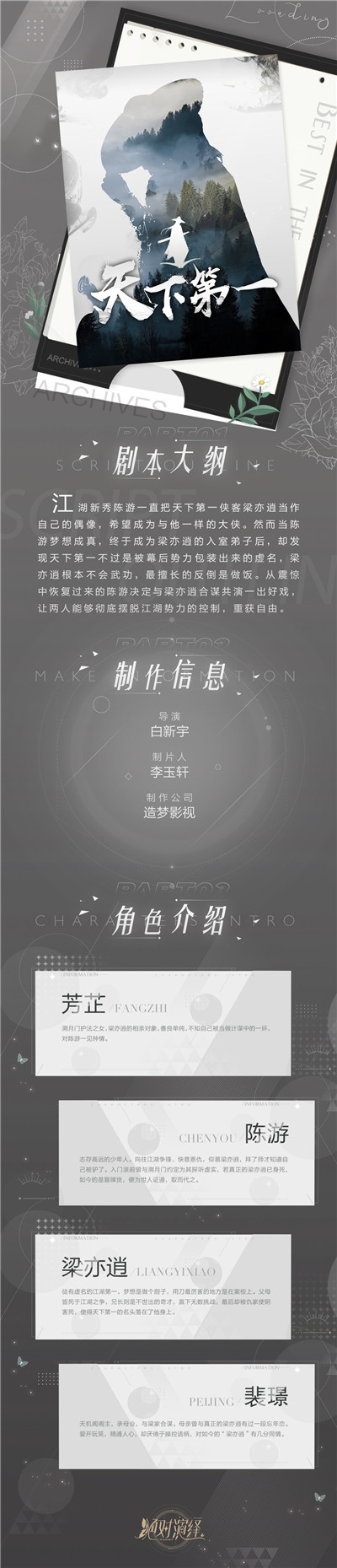 网易娱乐圈题材新游《绝对演绎》剧本释出！我们要悄悄出道，然后惊艳所有人！
