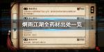烟雨江湖药材分布 药材资源点位置大全