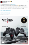 《巫师3》十周年Xbox手柄！官网支持个性化定制