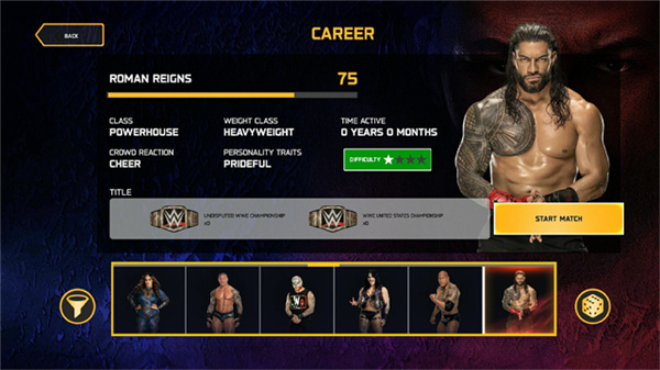 WWE2K25手机版截图