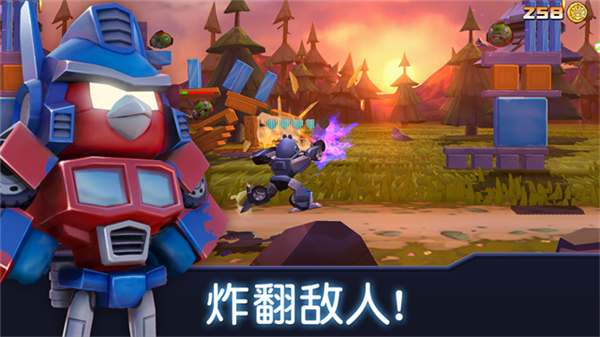 愤怒的小鸟变形金刚官方正版截图