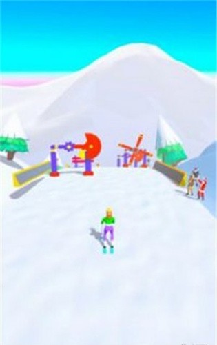 滑雪跑者